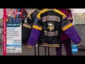 Officially Licensed NFL Faux Leather Varsity Jacket by G...