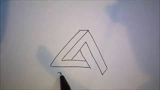 How to draw the impossible triangle in 30 seconds!
