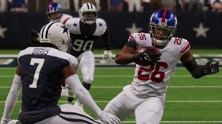 Dallas Cowboys vs New York Giants - NFL Thanksgiving 2022 - Full Game Highlights - Madden 23 Sim