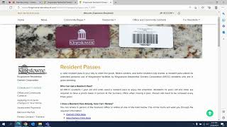 Renewing Resident Passes and Buying Guest Passes