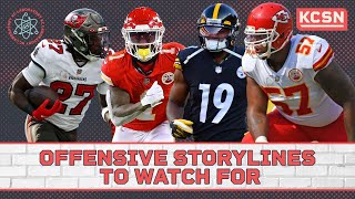 Chiefs Training Camp Offensive Storylines to Watch For