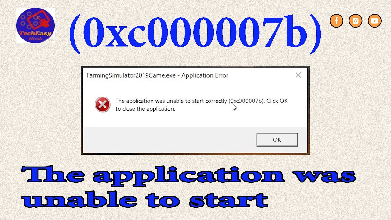 How To Fix Error 0xc00007b In Windows 10/8.1/8/7 (Best Method) [100% ...