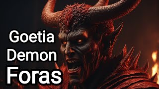 Foras: Ethics Professor Demon - The Lesser Key of Solomon