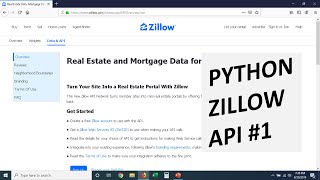 Beginner Programmer Uses Zillow API and Python | #10 (Zillow API #1)