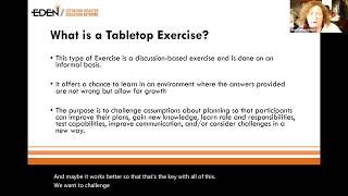 An Introduction to Tabletop Exercises