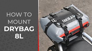 How to Mount 8L Dry Bag on Your Motorcycle | Different Mounting Positions | ViaTerra Gear