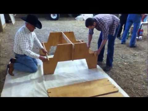 Amazing Portable Picnic Table from single sheet of plywood Amazing Portable Picnic Table from single sheet of plywood