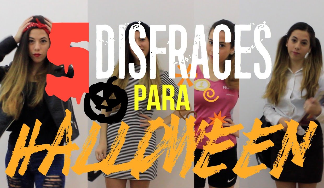 5 Disfraces De Último Minuto! // Halloween 2015 - YouTube