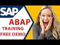 SAP ABAP ONLINE TRAINING - BEST Explanation