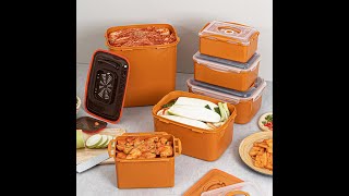 이지앤프리 (EASYNFREE) - 황토 누름독 김장 김치통 설명서 (Red Clay Pressing Kimchi  Container Manual)