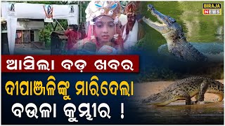 ମିଛ କହୁ କହୁ ସତରେ ଦୀପାଞ୍ଜଳିଙ୍କୁ ଖାଇଦେଲା ମଣିଷଖିଆ କୁମ୍ଭୀର..#Crocodile #Viralvideo | Biraja News