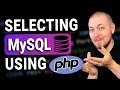 24 | Selecting Data Using PHP From Your Website! | 2023 | Learn PHP Full Course For Beginners