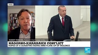 In Nagorno-Karabakh conflict, Erdogan eyes Turkey's "place in world order"