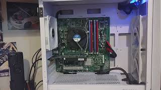 i7 2600 RX 570 Build PC Start inside It's New Zalman Z1 Case. No RX Yet R5 430 for now