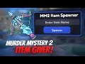 [❄️NEW❄️] Item Spawner Script in Murder Mystery 2! 🔪 | Keyless!