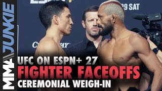 UFC on ESPN+ 27 ceremonial weigh in highlight