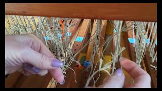 Tying up the Bergman Countermarch Loom - Part 2 (Linen Cord Method)