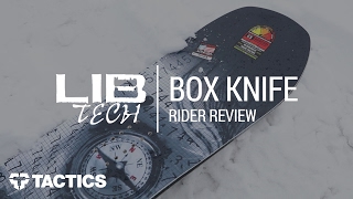 Lib Tech Box Knife 2018 Snowboard Rider Review - Tactics