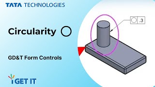 GD&T Circularity Symbol (unexpected results)