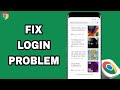 How To Fix And Solve Google Chrome App Login Problem | Final Solution