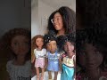 Healthy Roots Dolls are unique 🤩#shorts #naturalhair #blackdolls #healthyrootsdolls