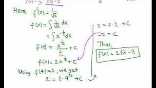 Solving an initial value problem (calculus)