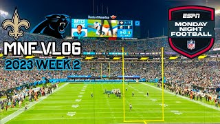 Carolina Panthers vs New Orleans Saints Monday Night Football Vlog | 2023 Week 2