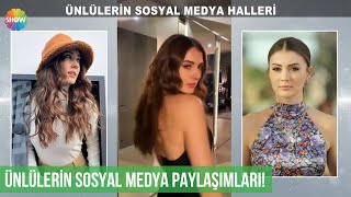 Ünlülerin eğlenceli sosyal medya paylaşımları!