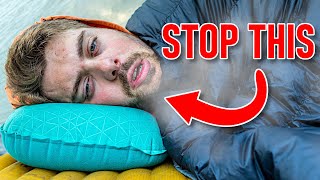 10 Tips to SLEEP WARM Backpacking that Stupid Hikers Ignore