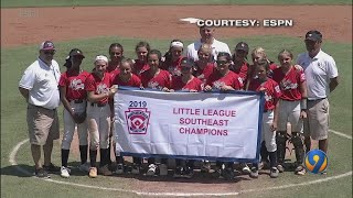 Local softball team heads to Little League Softball World Series