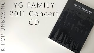 YG Family 15th Anniversary 2011 YG Family Concert Live (+ YG Card) | Unboxing