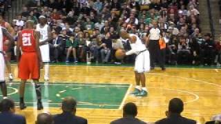 Prettiest Jump Shot in the league, Ray Allen shoots free throw