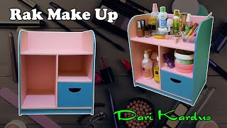 Cara Membuat Tempat Makeup dari Kardus