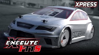 Xpress Execute FT1S, race winning 1/10 FWD car in action!