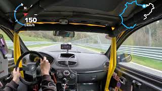 DSK Trackday 25.04.24 Nordschleife Clio 3 RS