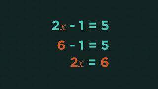 Solving Simple Equations Using Inspection Algebra Maths FuseSchool