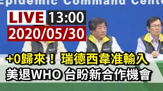 【完整公開】LIVE +0歸來！ 瑞德西韋准輸入｜美國退WHO 台灣盼新合作機會