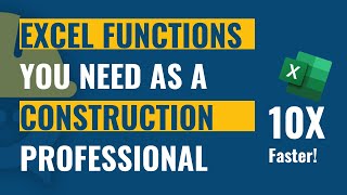 5 Excel Functions Every Construction Professional Should Know | Excel for Civil Engineers