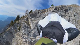 Wingsuit Soaring To A Mountain Lake | Cima Soran | Brenta Group Dolomites