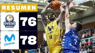 ALIMERKA OVIEDO 76-78 MOVISTAR ESTUDIANTES | RESUMEN PRIMERA FEB