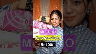 Meesho Random finds at ₹100 #meesho #youtubeshorts #meeshorandomfinds