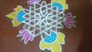 Kambi kolam / Tamil kolam / Kambi rangoli / Pongal kolam