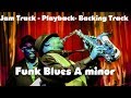 Funky Blues in A minor - Backing Track