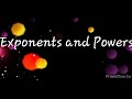 Exponents and Powers, Part-1 by Prachee Srivastava