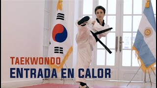Clase de Taekwondo - Entrada en calor