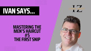 Cut the front firnge edge - Mastering the Men's haircut