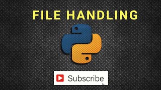 Python - File Handling | Python Tutorial | Craw Cyber Security #filehandling #pythontutorial
