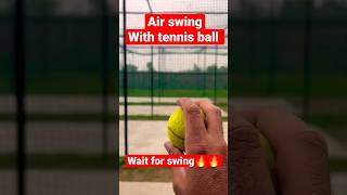 air swing bowling tips||how to swing tennis ball in air#cricket #shorts #youtubeshorts #swing #viral