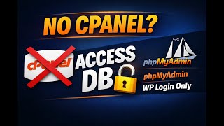 How to Access WordPress MySQL Database Without cPanel (phpMyAdmin)
