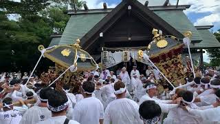 やわたんまち2024 1日目　安房神社　大神宮　洲宮　神輿